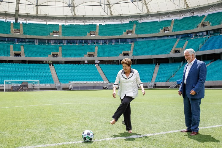 Cerimônia de inauguração do complexo esportivo cultural Otávio Mangabeira  Arena Fonte Nova - 14