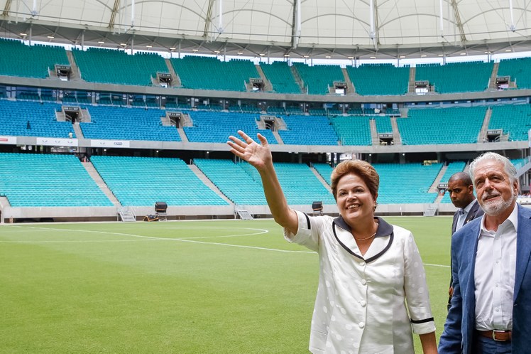 Cerimônia de inauguração do complexo esportivo cultural Otávio Mangabeira  Arena Fonte Nova - 03