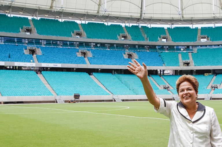 Cerimônia de inauguração do complexo esportivo cultural Otávio Mangabeira  Arena Fonte Nova - 05