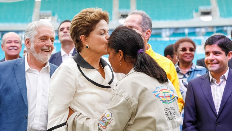 Cerimônia de inauguração do complexo esportivo cultural Otávio Mangabeira  Arena Fonte Nova - 10