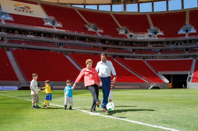 Cerimônia de inauguração do Estádio Nacional de Brasília Mané Garrincha - 02