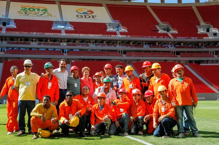 Cerimônia de inauguração do Estádio Nacional de Brasília Mané Garrincha - 03