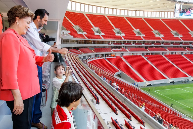 Cerimônia de inauguração do Estádio Nacional de Brasília Mané Garrincha - 06