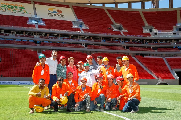 Cerimônia de inauguração do Estádio Nacional de Brasília Mané Garrincha - 01