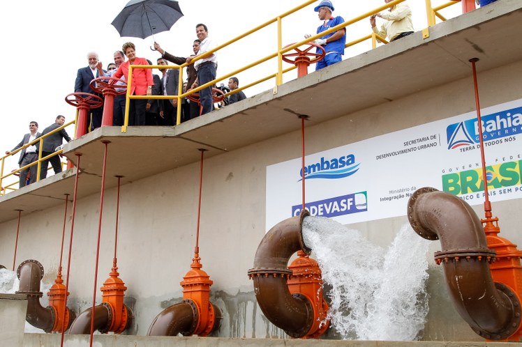 Cerimonia de inauguração do Sistema Adutor da Região de Guanambi - 01