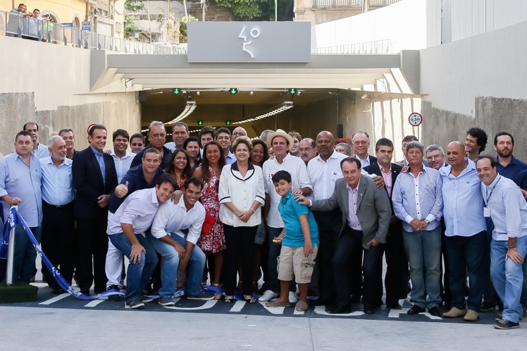 Cerimônia de inauguração do Túnel Rio 450 - 05