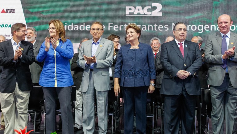 Cerimônia de lançamento da Pedra Fundamental e de batismo da Unidade de Fertilizantes Nitrogenados V da Petrobras - 04