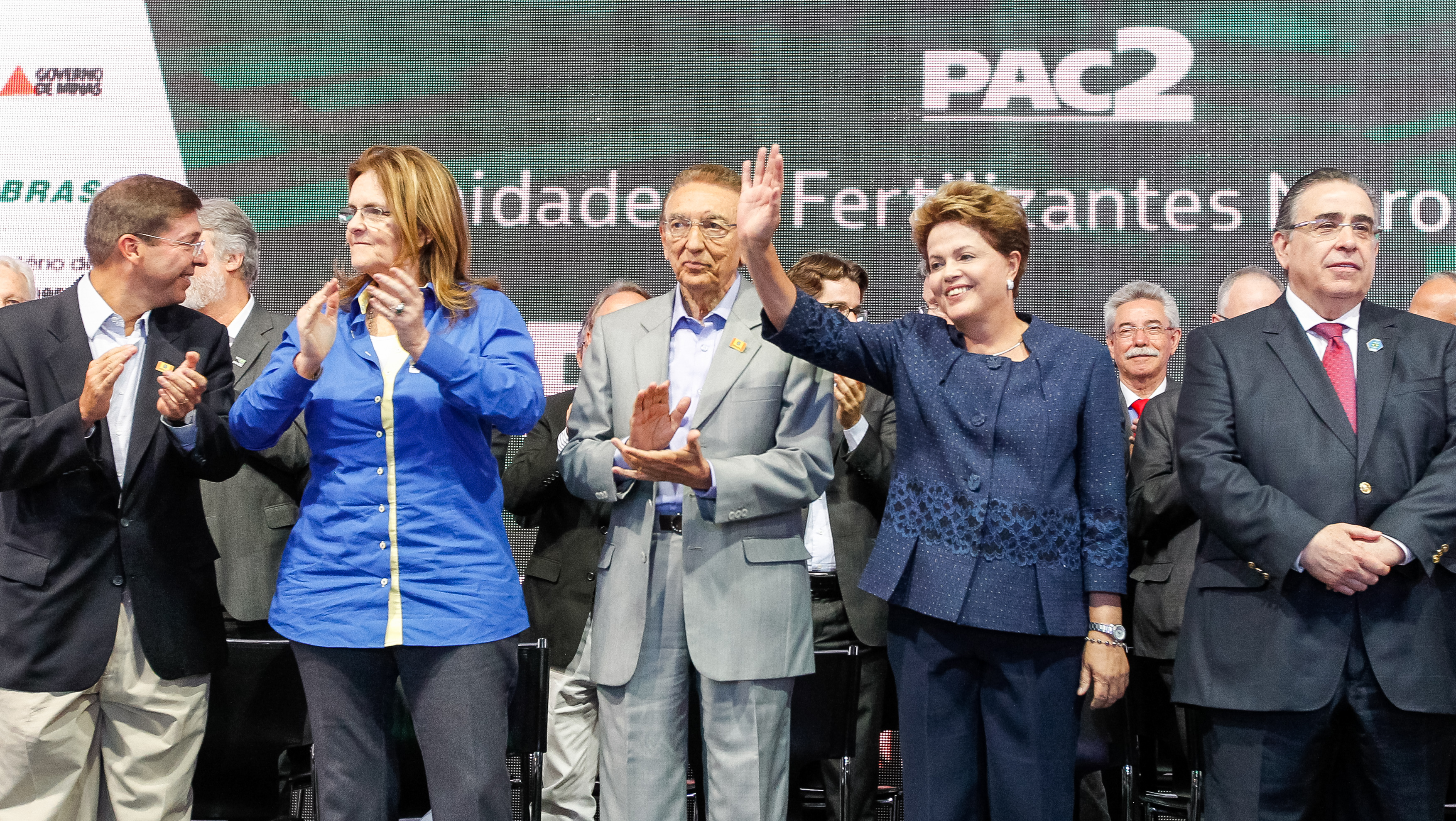 Cerimônia de lançamento da Pedra Fundamental e de batismo da Unidade de Fertilizantes Nitrogenados V da Petrobras - 05
