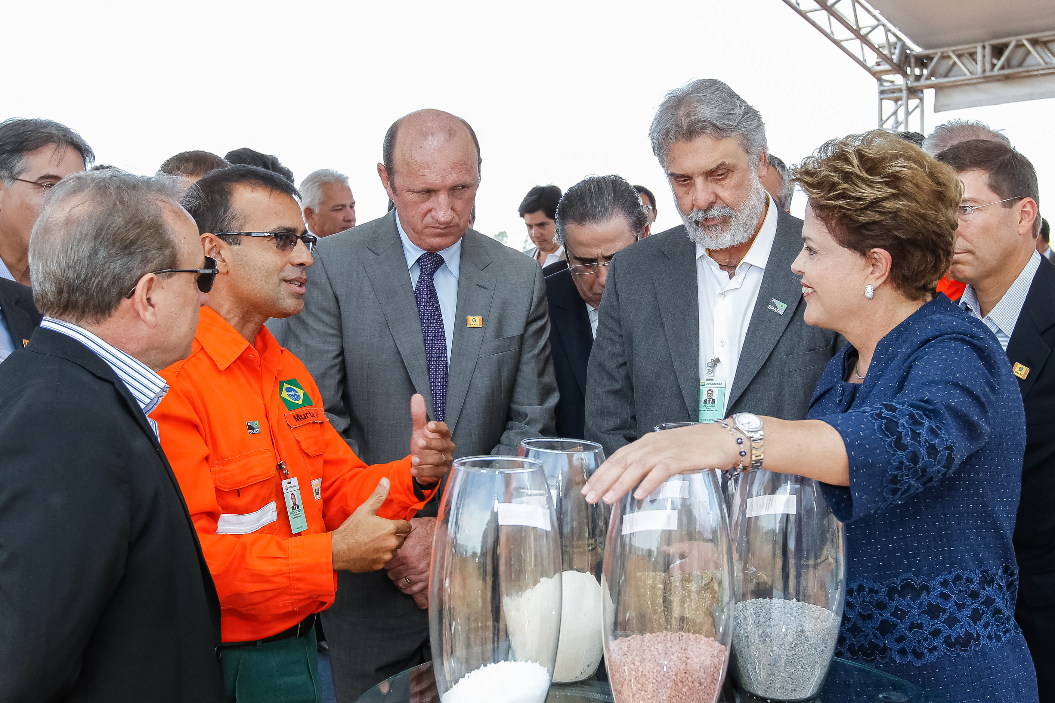 Cerimônia de lançamento da Pedra Fundamental e de batismo da Unidade de Fertilizantes Nitrogenados V da Petrobras - 02