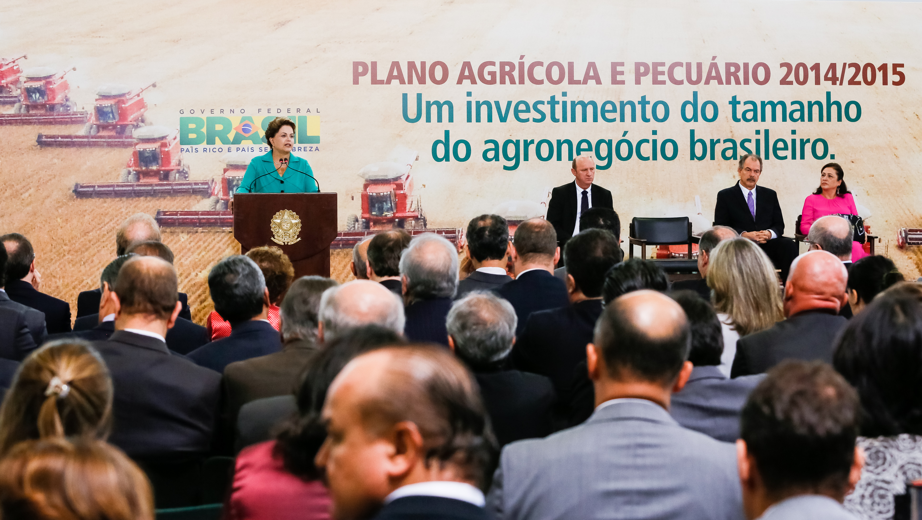 Cerimônia de lançamento do Plano Agrícola e Pecuário 2014/2015 - 02