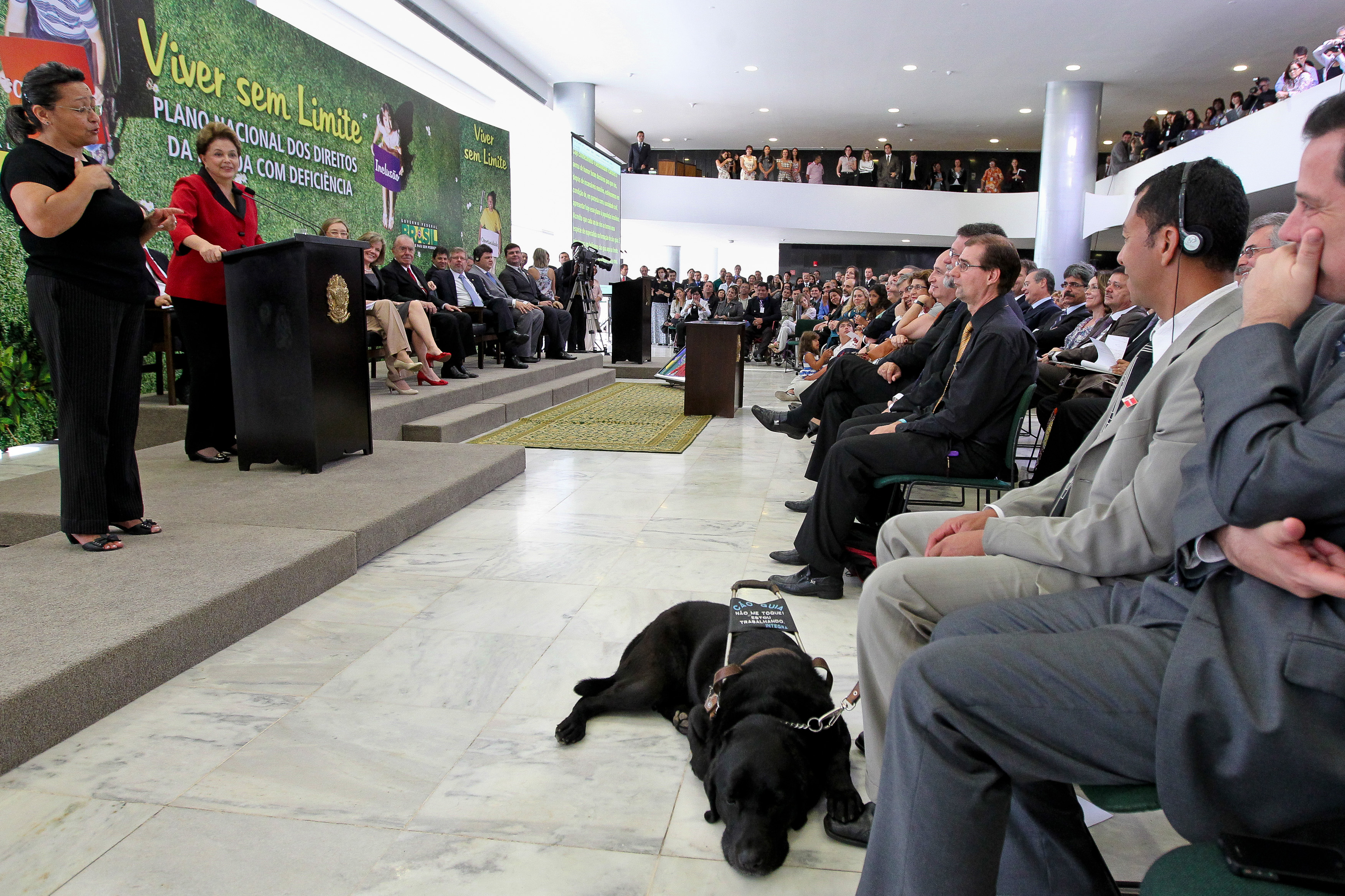 Cerimônia de lançamento do Plano Nacional dos Direitos da Pessoa com Deficiência - 4