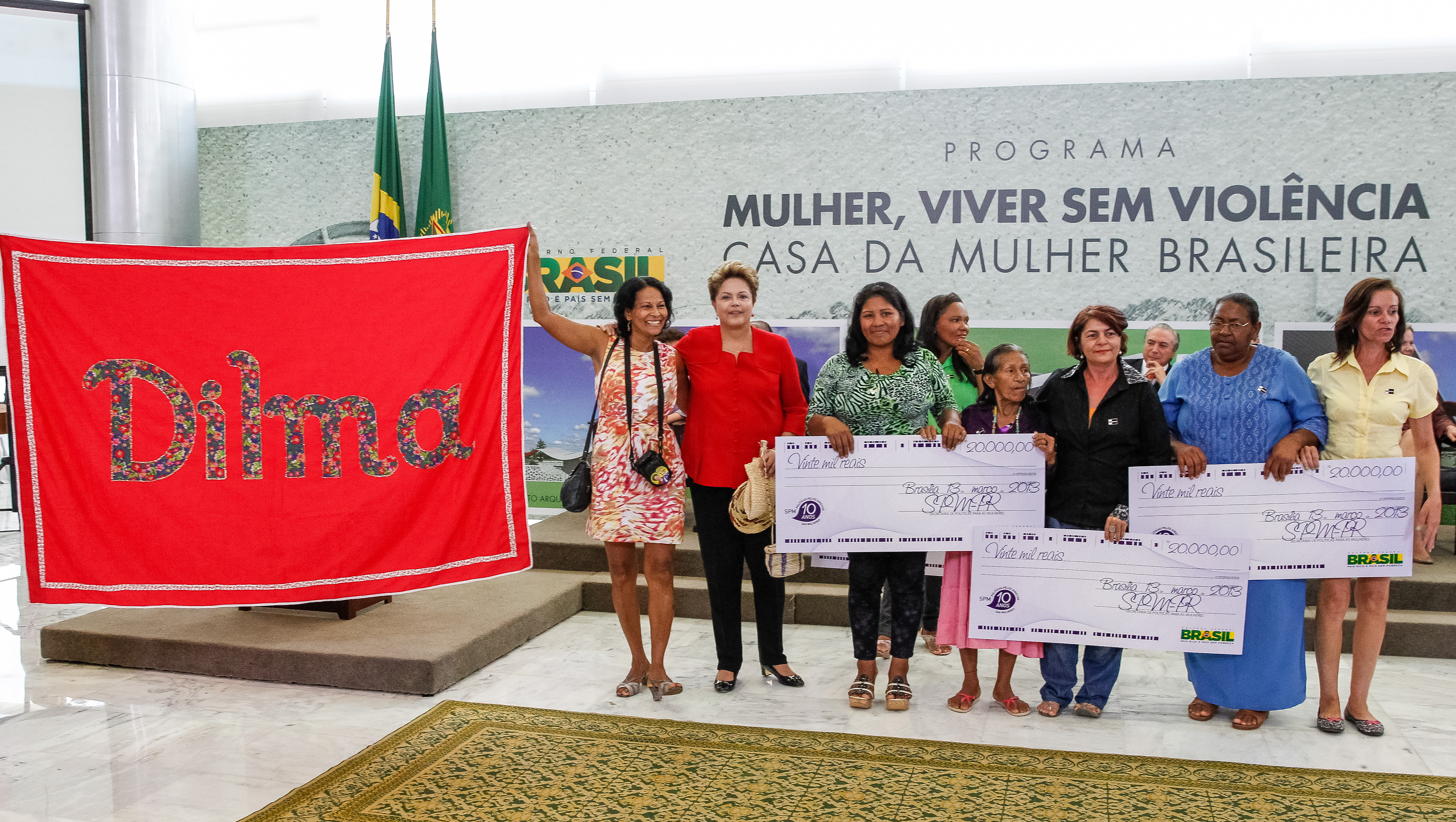 Cerimônia de lançamento do programa Mulher: Viver Sem Violência - 11