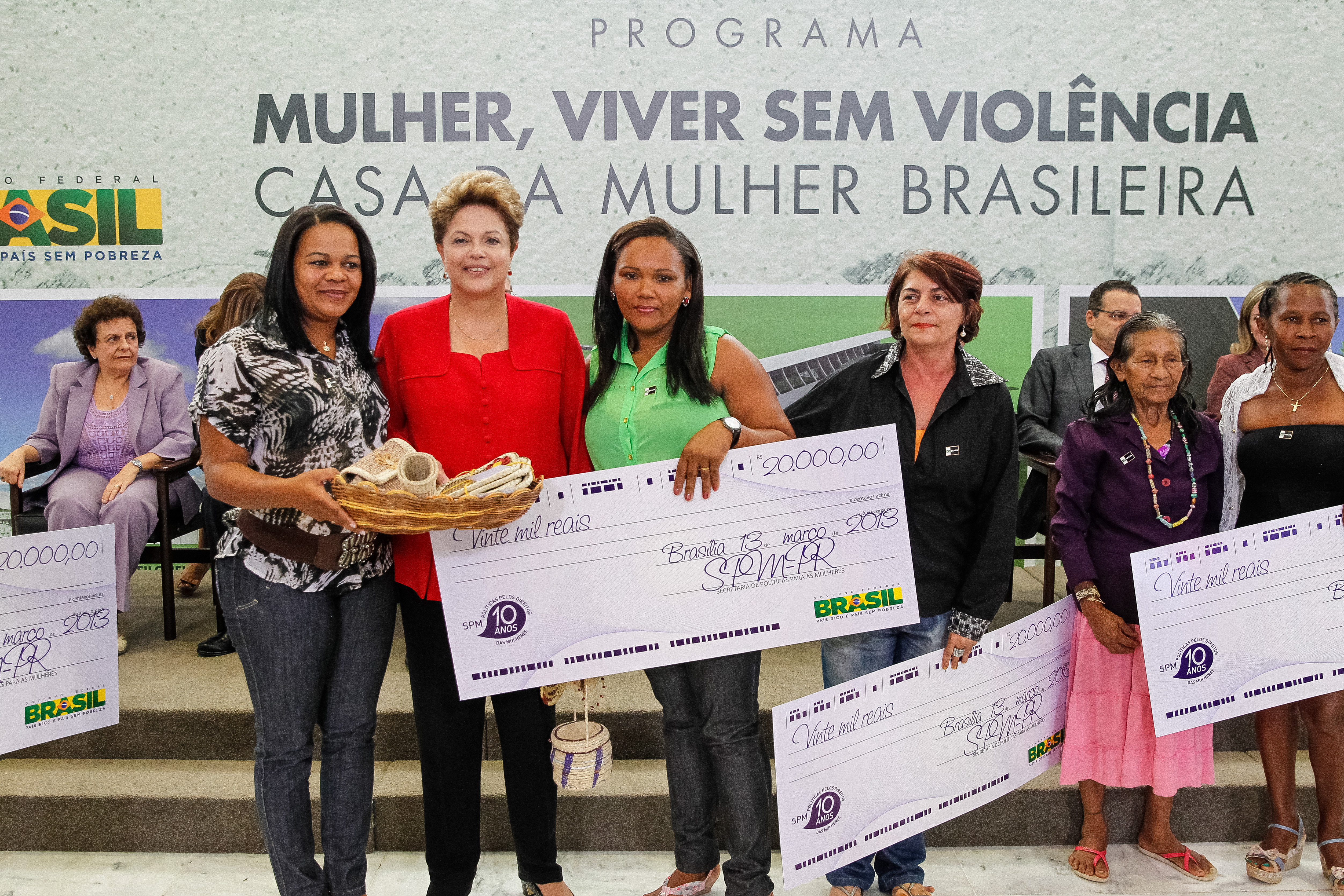 Cerimônia de lançamento do programa Mulher: Viver Sem Violência - 12