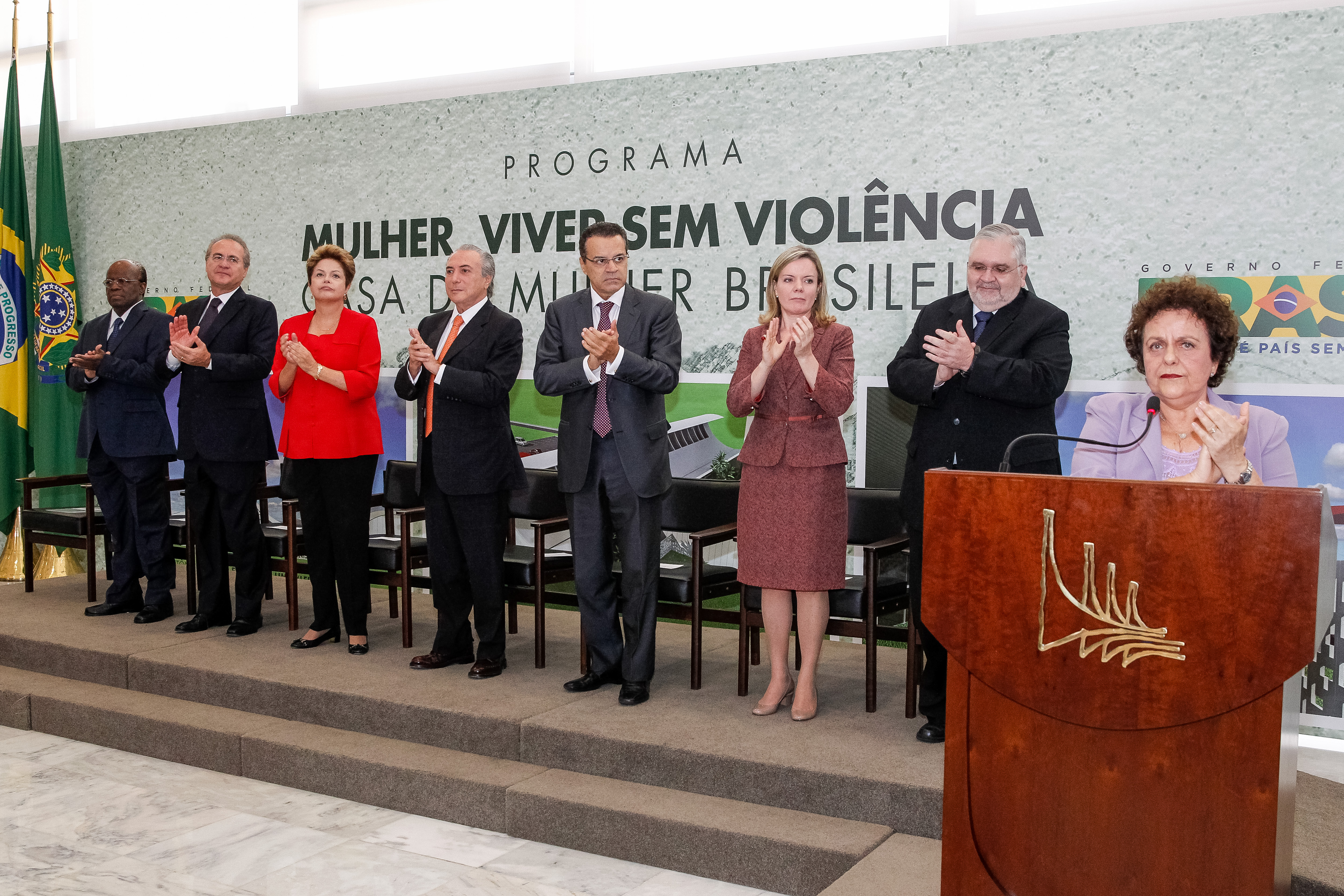 Cerimônia de lançamento do programa Mulher: Viver Sem Violência - 06