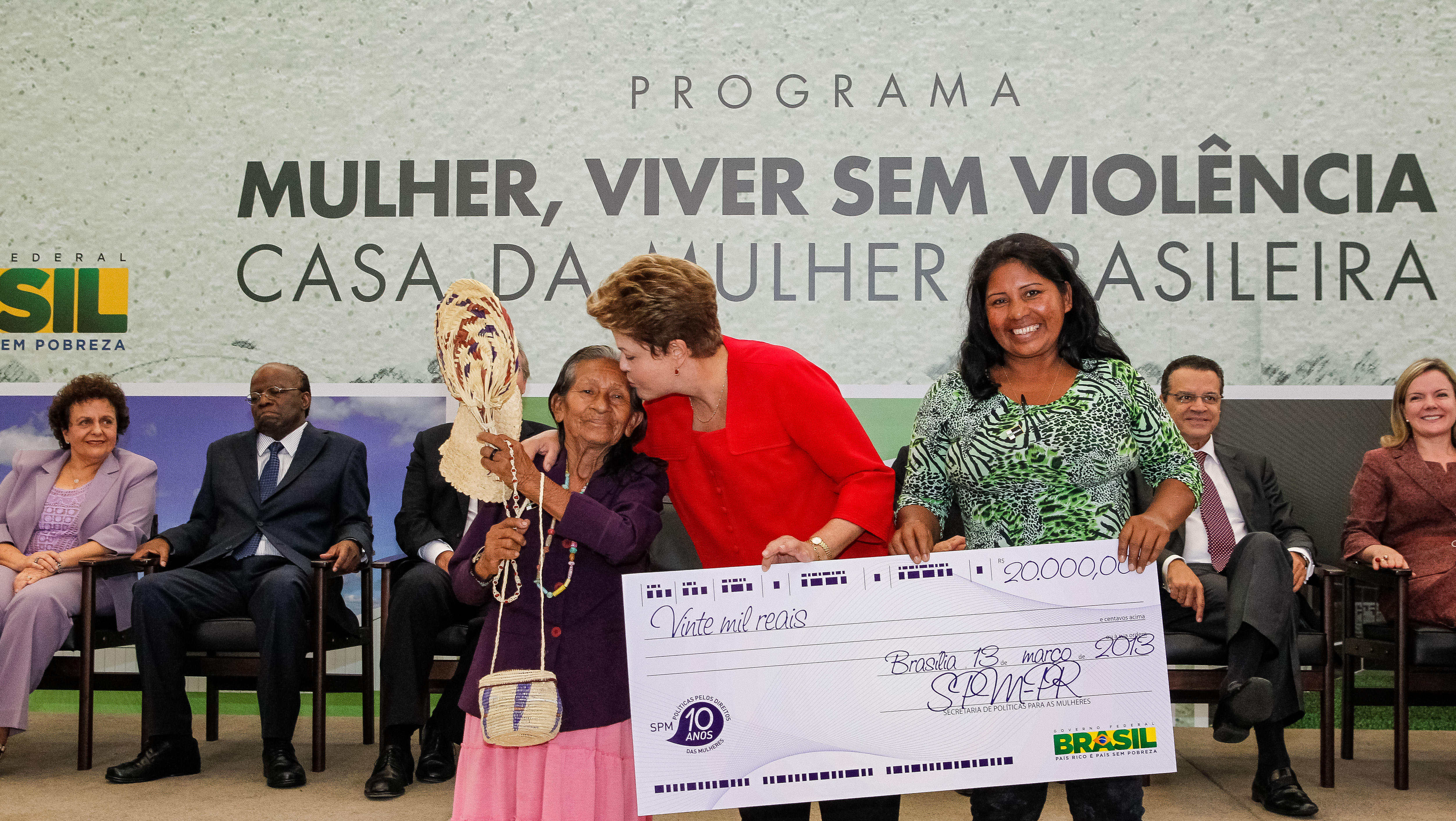 Cerimônia de lançamento do programa Mulher: Viver Sem Violência - 09