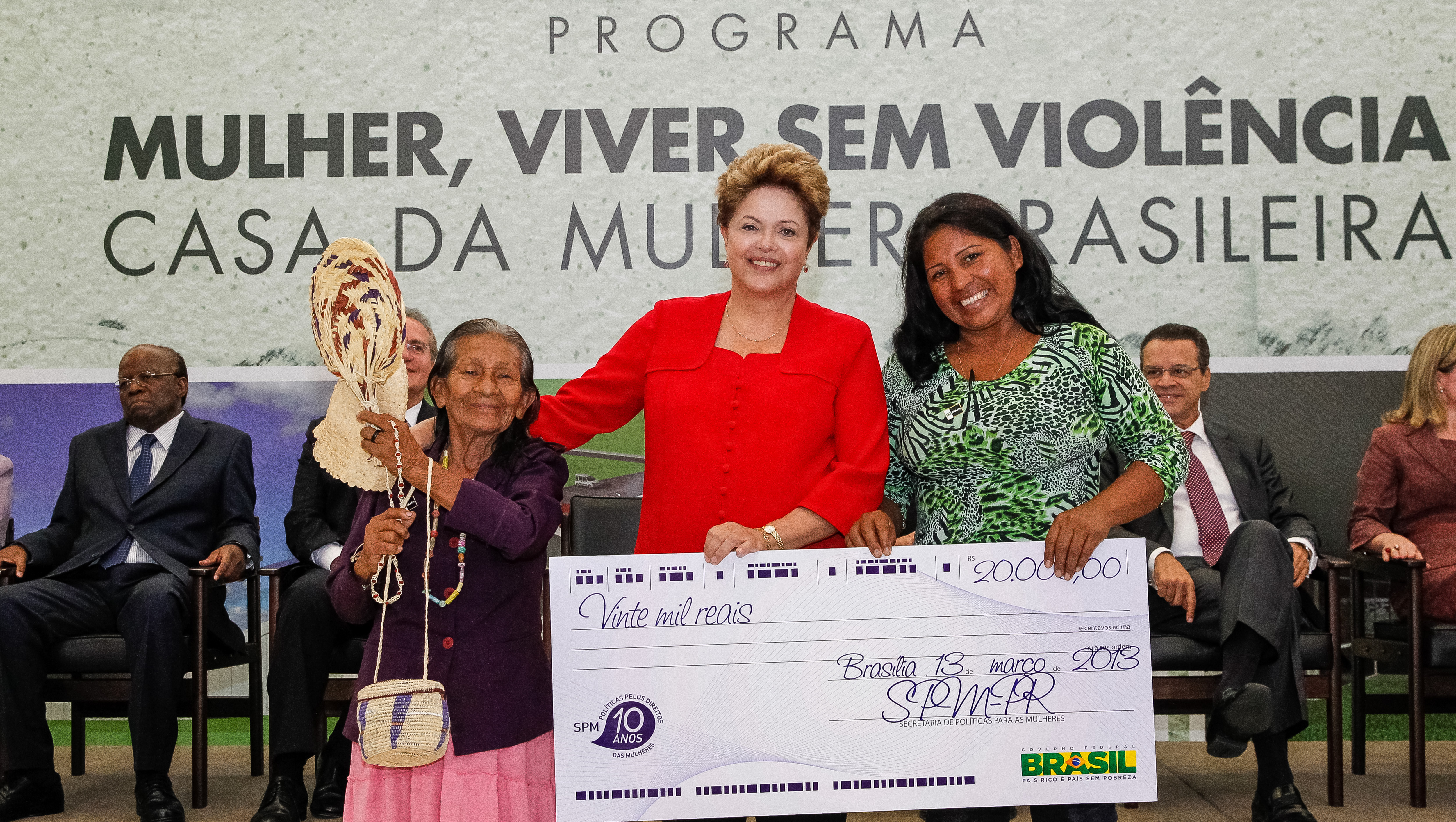 Cerimônia de lançamento do programa Mulher: Viver Sem Violência - 10