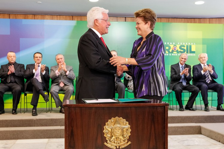 Cerimônia de posse do Ministro de Estado da Agricultura , Pecuária e Abastecimento, do Ministro do Trabalho e Emprego e do Ministro-Chefe da Secretaria de Aviação Civil - 01