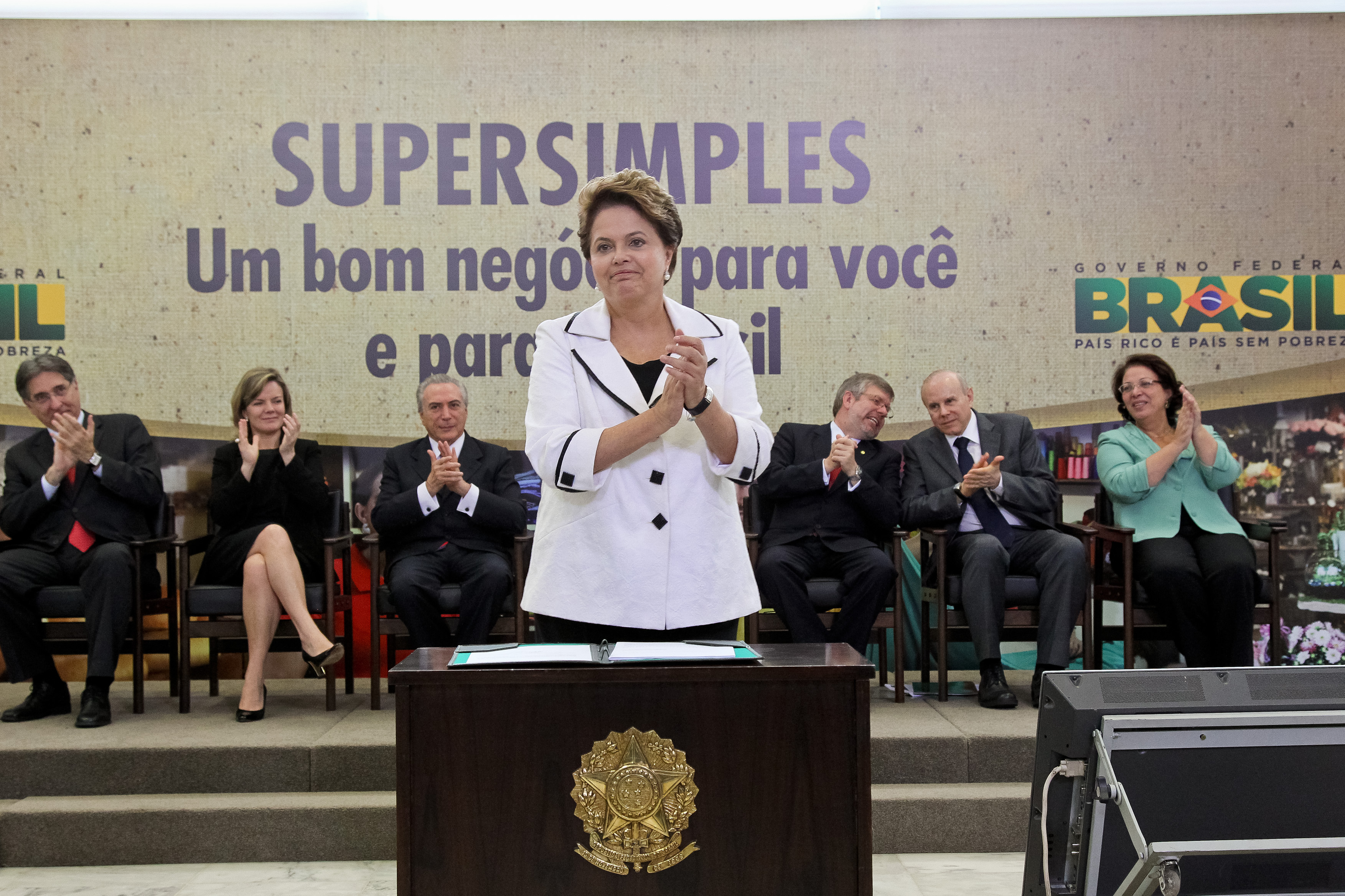 Cerimônia de sanção da lei que altera o Supersimples - 1