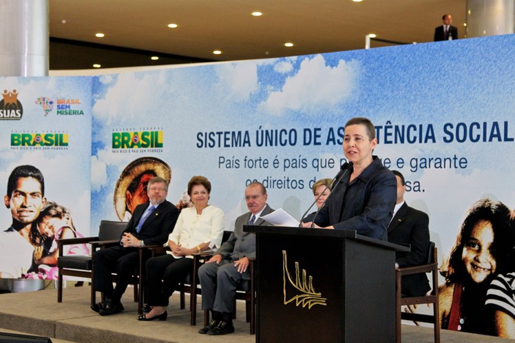 Presidenta Dilma Rousseff participa da cerimônia de sanção do projeto de lei