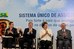 Presidenta durante cerimônia de sanção do projeto de lei