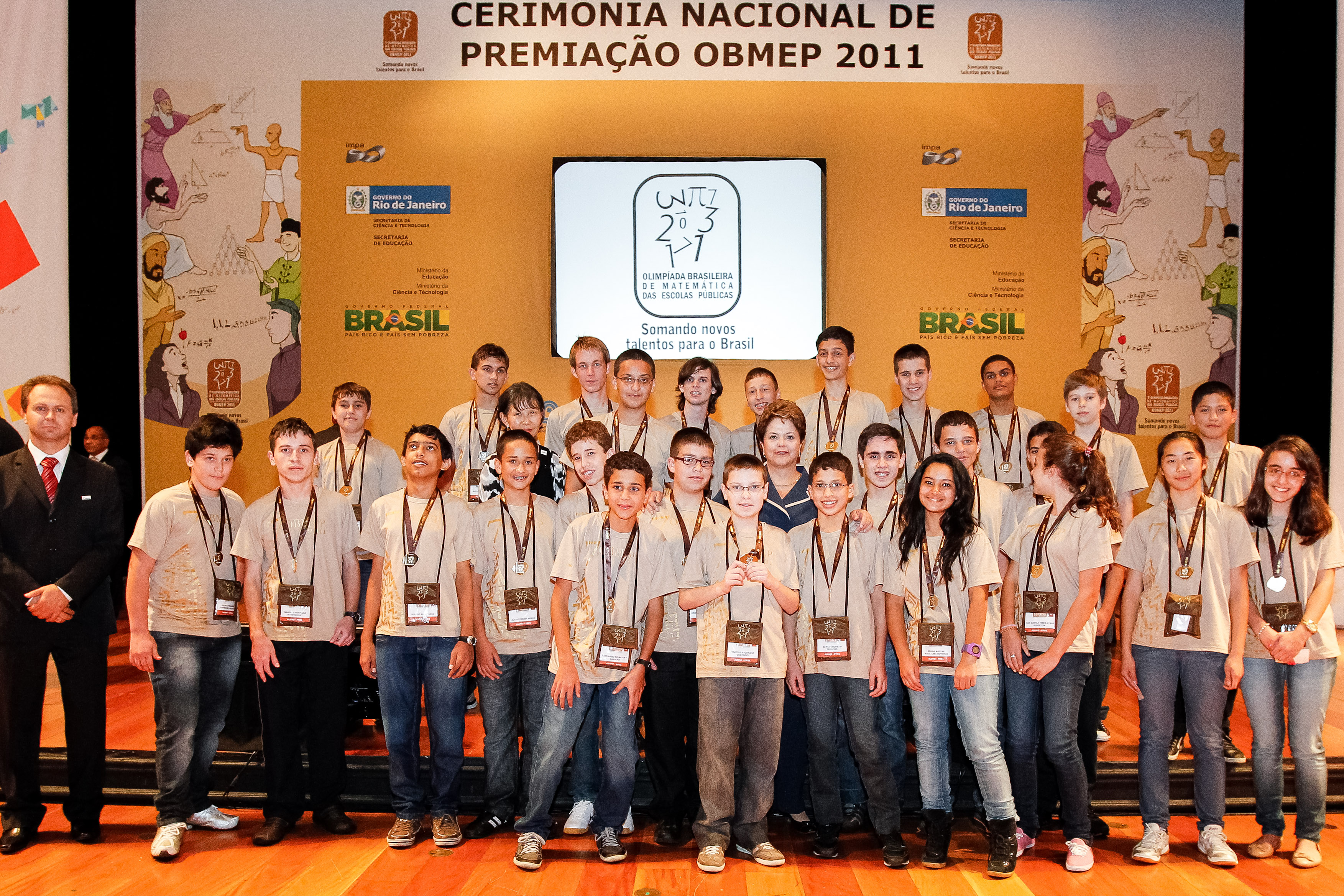 Cerimônia nacional de premiação da 7ª Olimpíada Brasileira de Matemática - 05