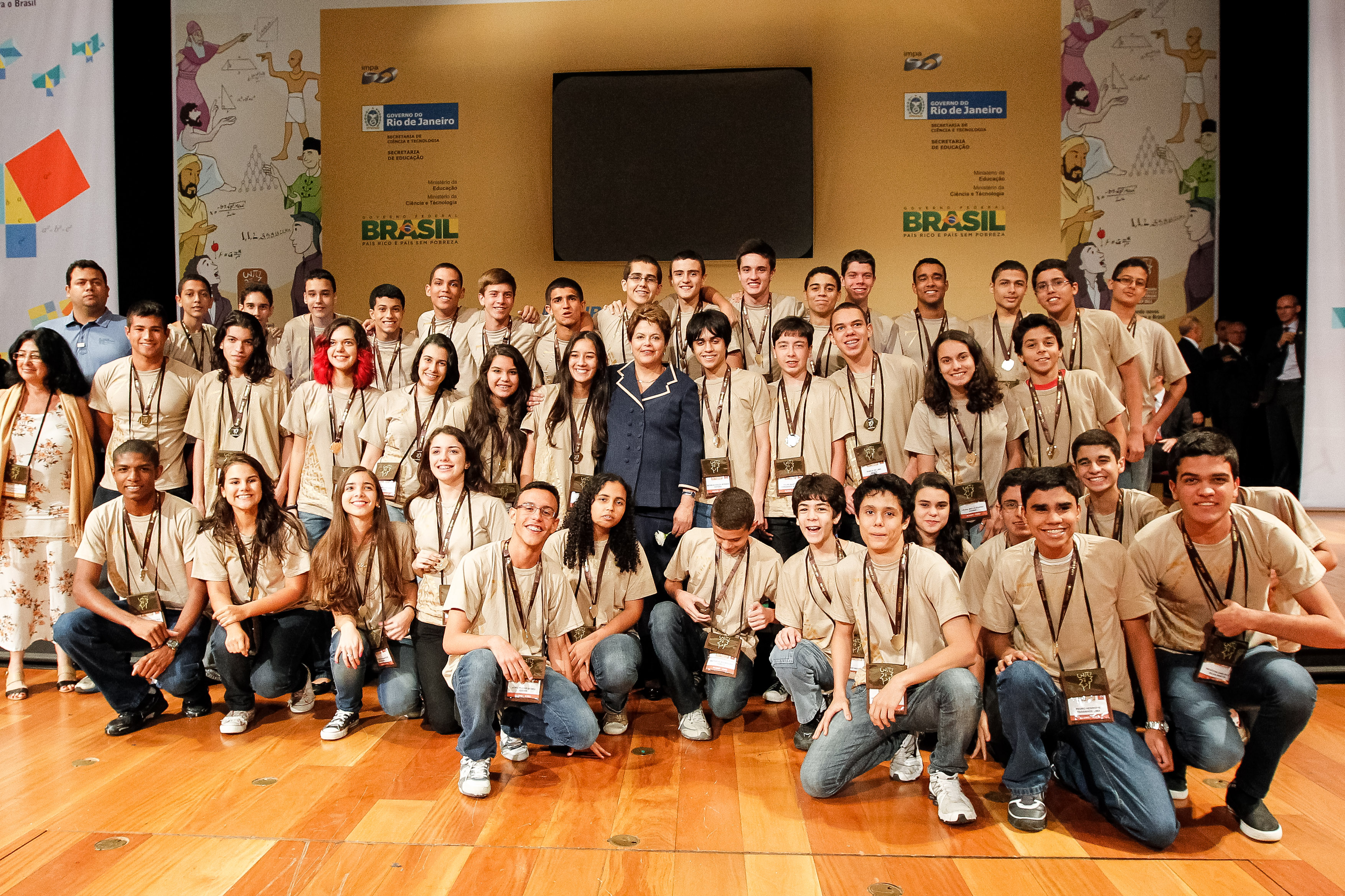 Cerimônia nacional de premiação da 7ª Olimpíada Brasileira de Matemática - 08