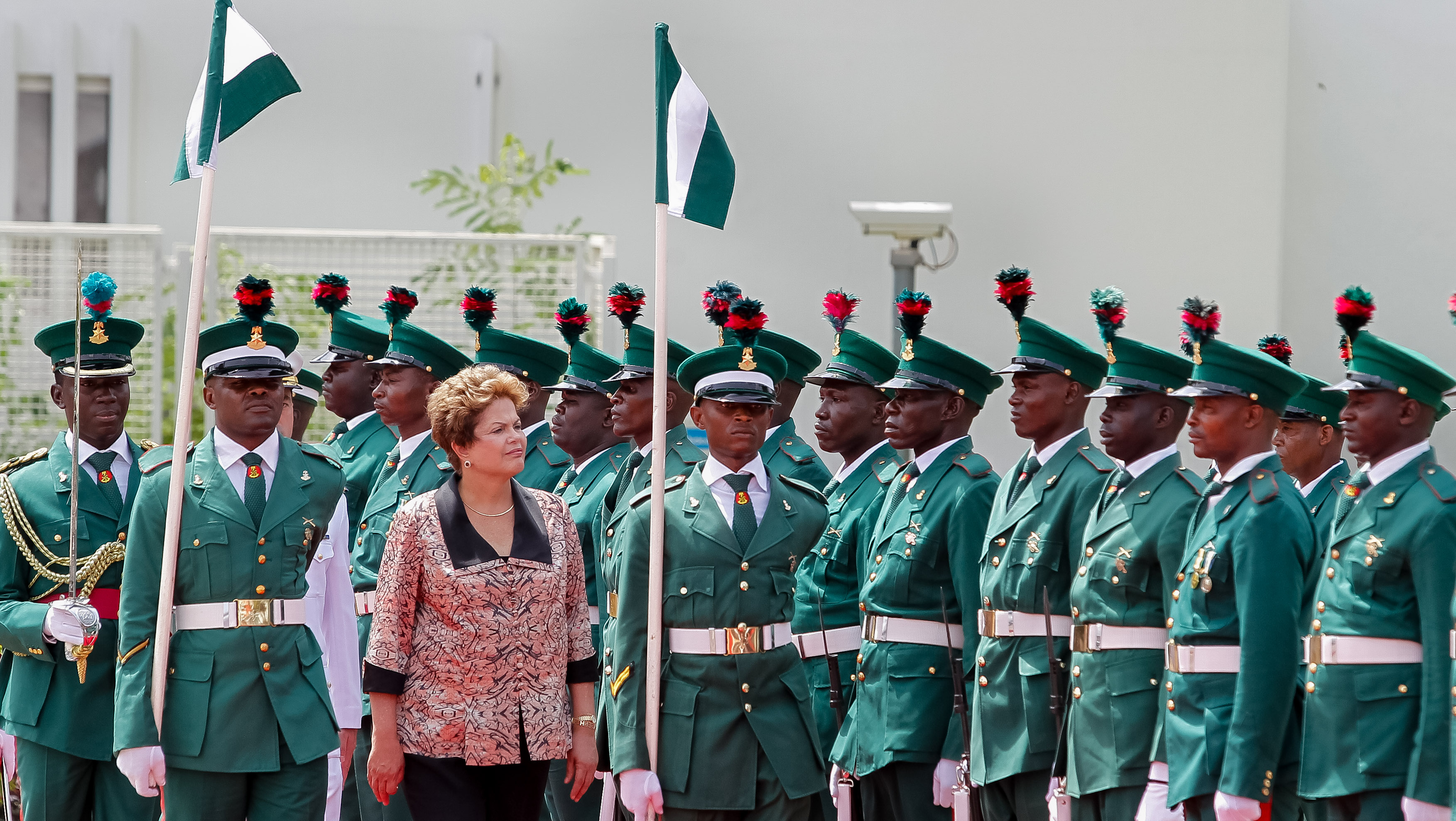 Cerimônia oficial de chegada a Abuja - 02