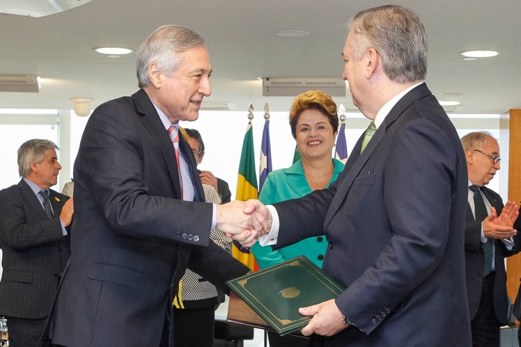 Cerimônia oficial de chegada da Presidenta da República do Chile, Michelle Bachelet - 07