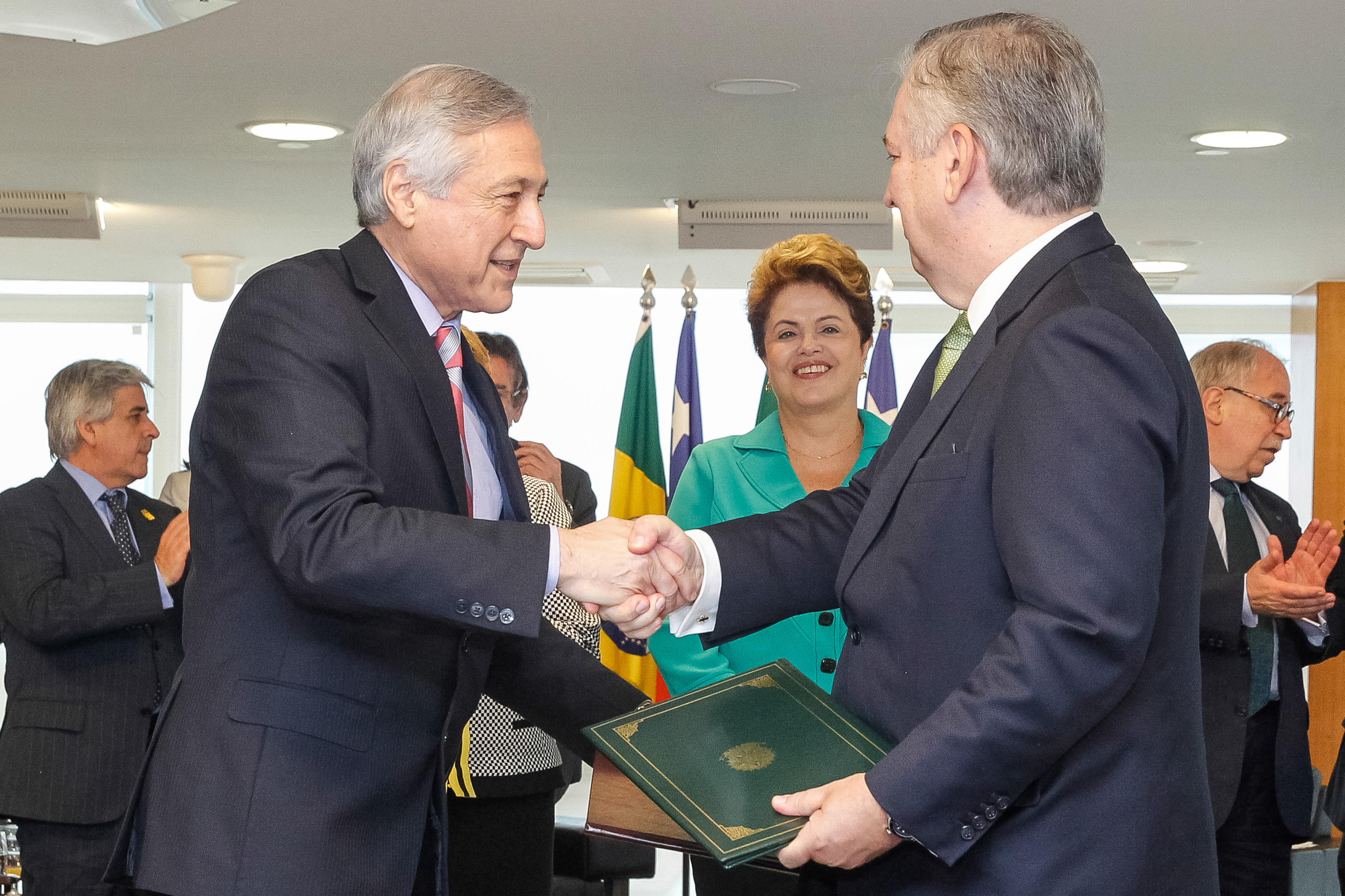 Cerimônia oficial de chegada da Presidenta da República do Chile, Michelle Bachelet - 07