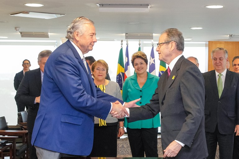 Cerimônia oficial de chegada da Presidenta da República do Chile, Michelle Bachelet - 05