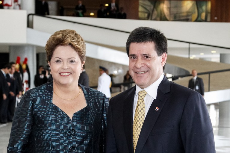 Cerimônia oficial de chegada do presidente da República do Paraguai, Horacio Cartes - 04