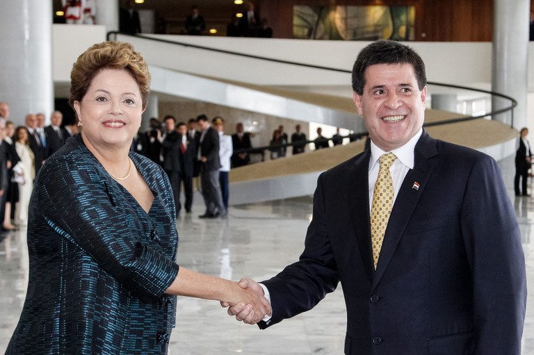 Cerimônia oficial de chegada do presidente da República do Paraguai, Horacio Cartes - 02