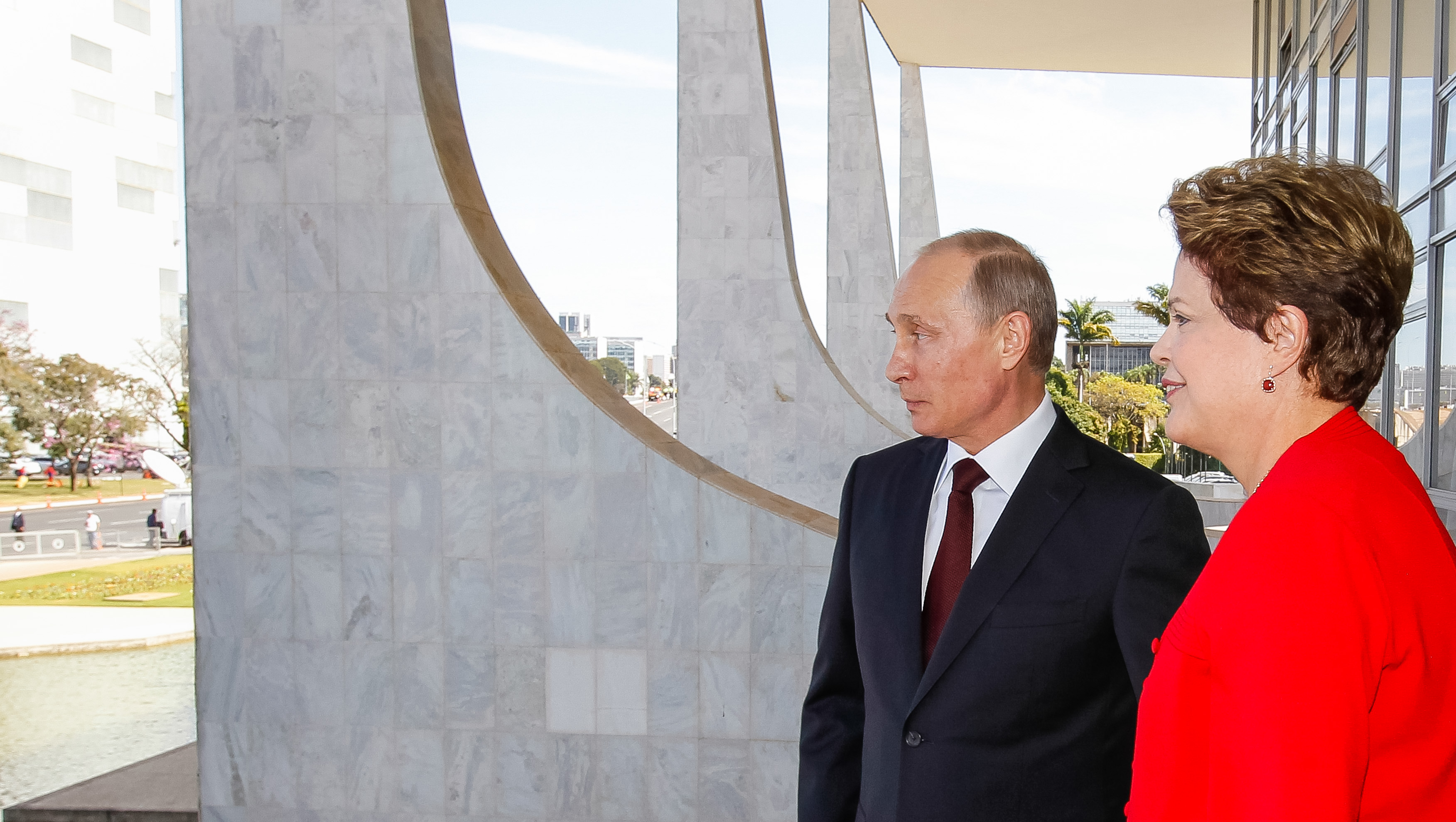 Cerimônia oficial de chegada do Presidente da Rússia, Vladimir Putin - 01