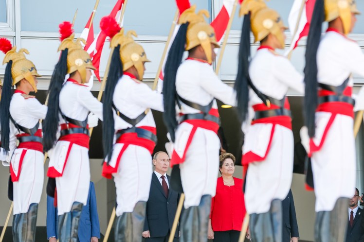 Cerimônia oficial de chegada do Presidente da Rússia, Vladimir Putin - 02