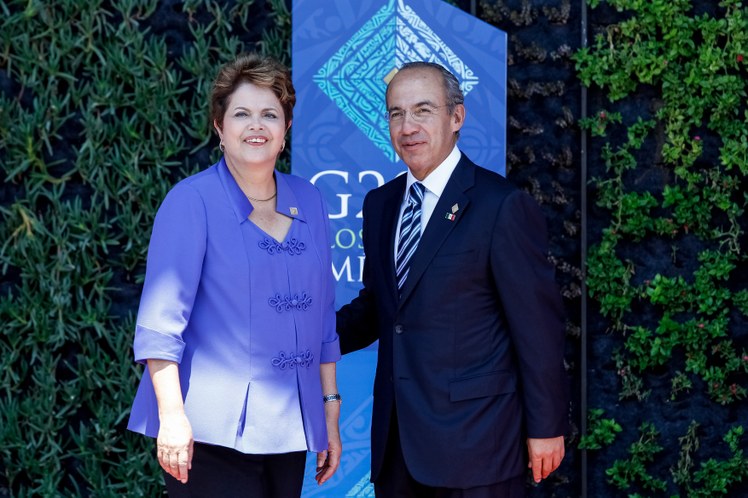 Chegada no G20