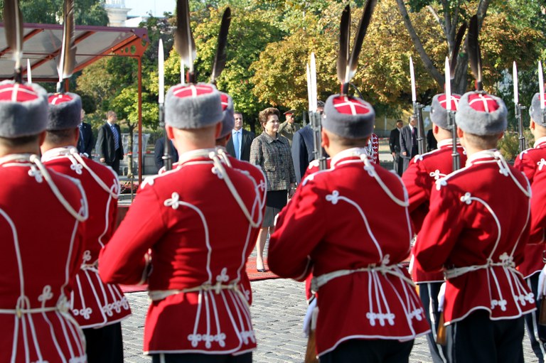 Cerimônia Oficial de Chegada  à República da Bulgária
