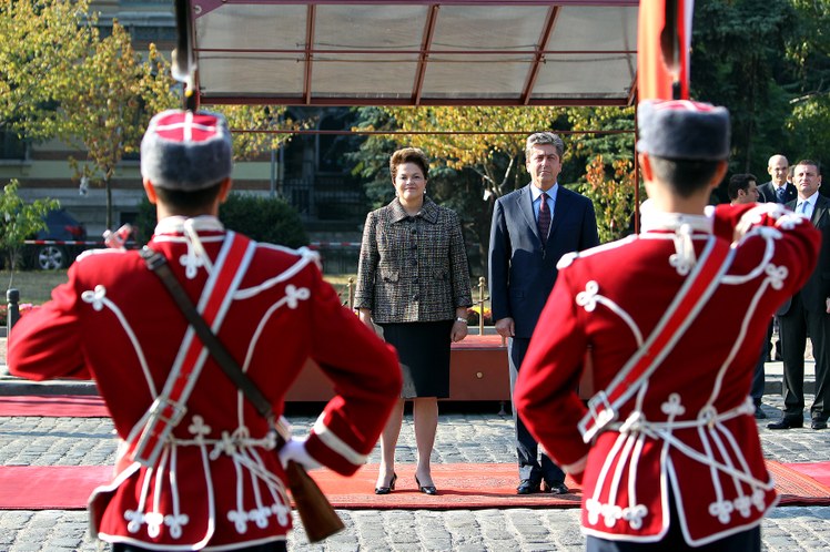 Cerimônia Oficial de Chegada  à República da Bulgária