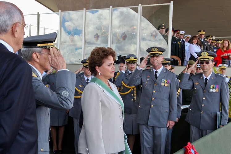 Dilma durante solenidade comemorativa 1