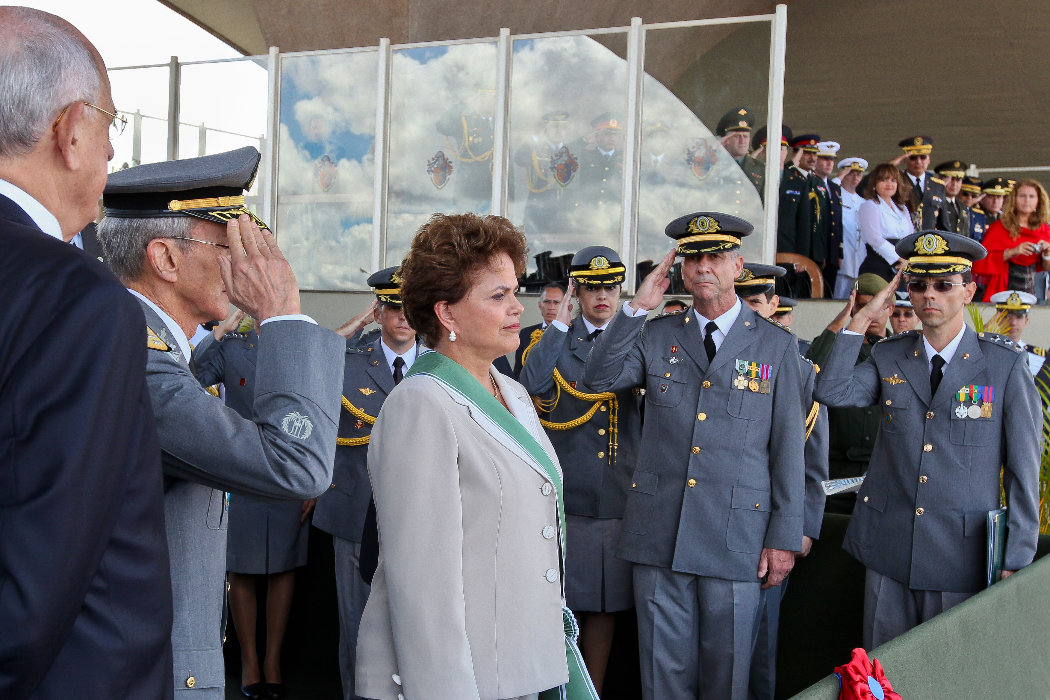 Dilma durante solenidade comemorativa 1