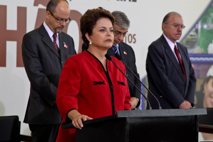 Dilma em cerimônia no Palácio do Planalto 2