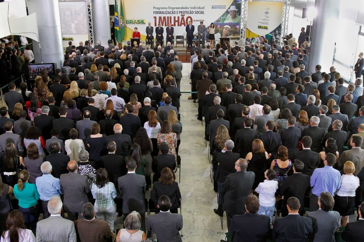 Dilma na cerimônia do empreendedor individual 1