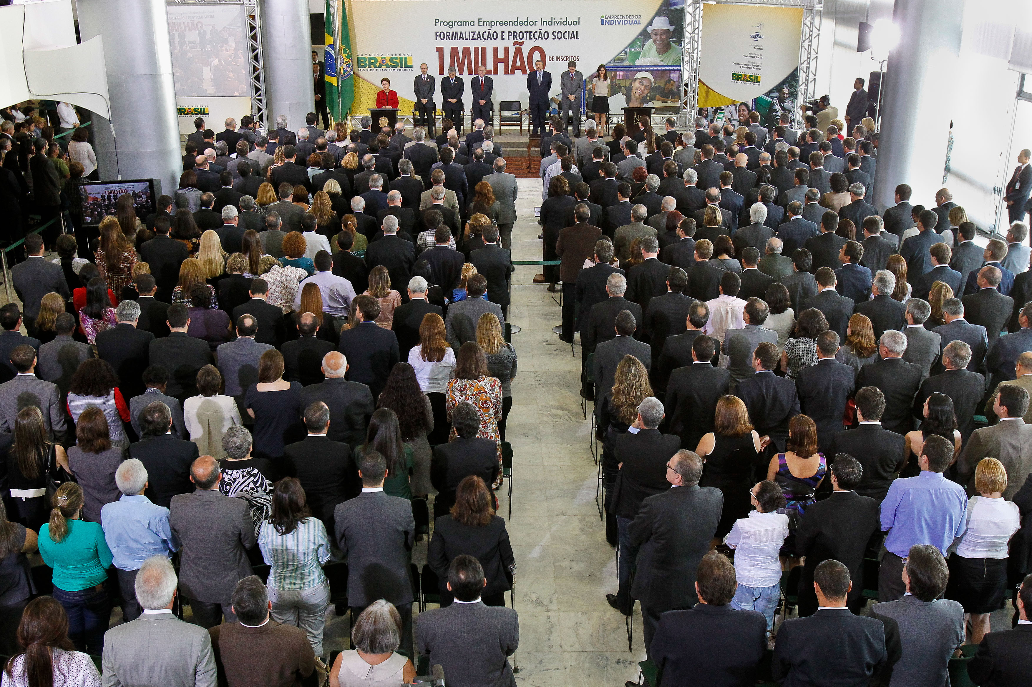 Dilma na cerimônia do empreendedor individual 1