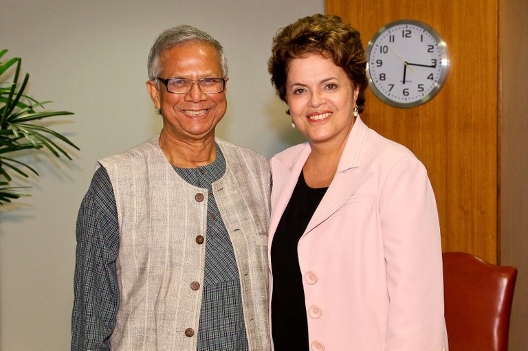 Dilma recebe o professor Muhammad Yunus 3