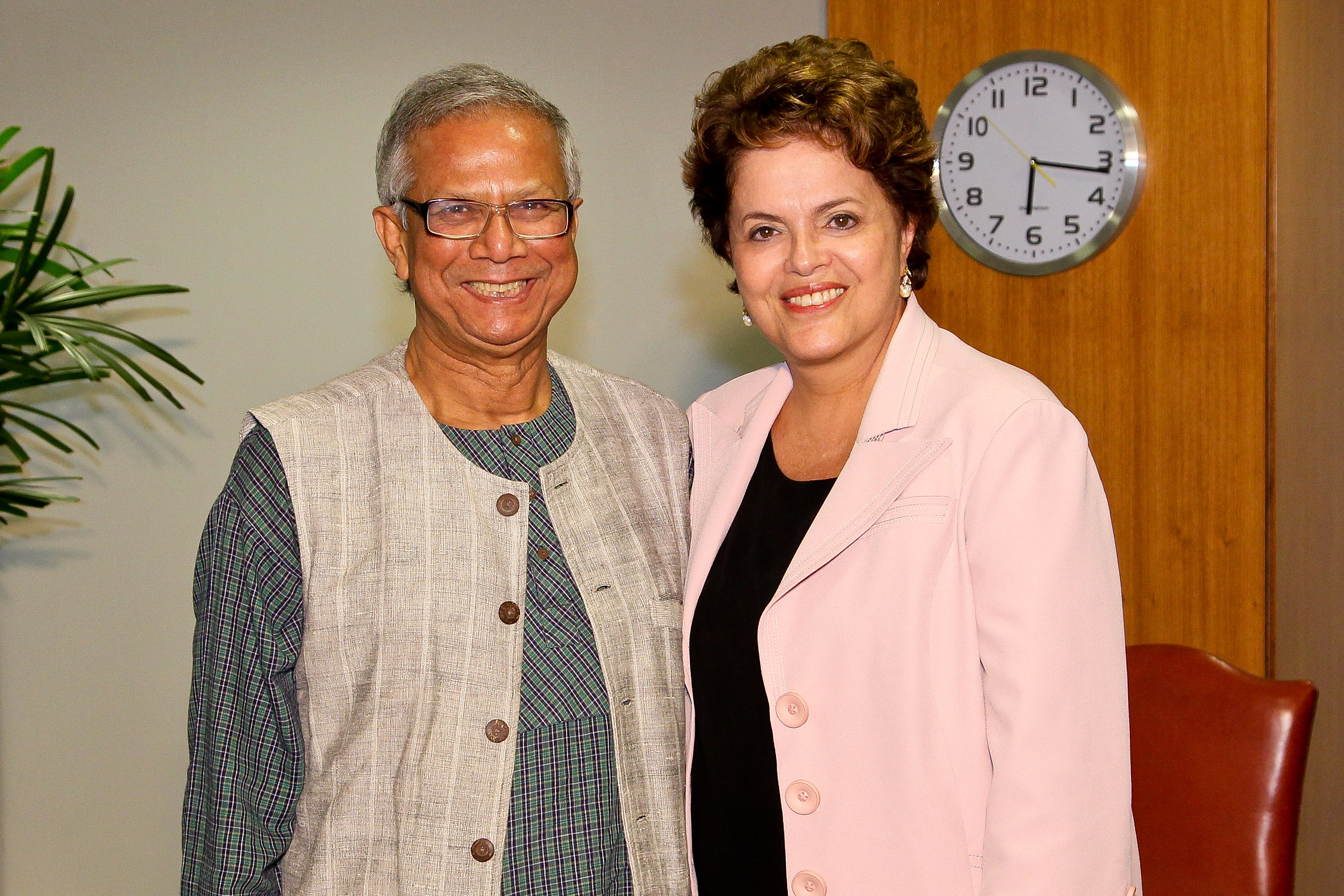 Dilma recebe o professor Muhammad Yunus 3