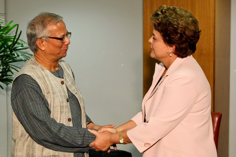 Dilma recebe o professor Muhammad Yunus 2