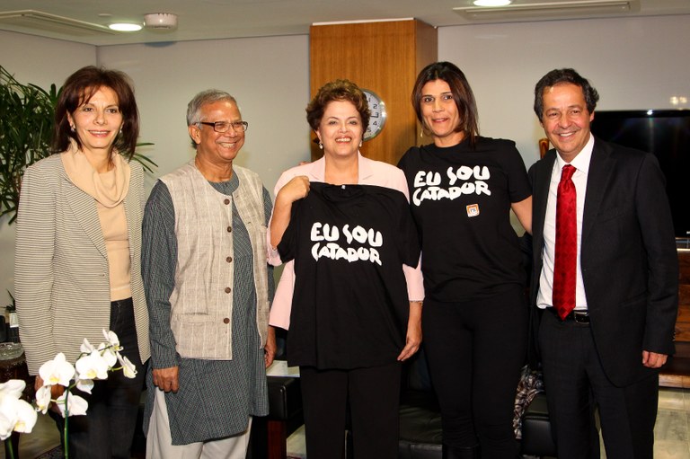 Dilma recebe o professor Muhammad Yunus 1 Dilma recebe o professor Muhammad Yunus 1
