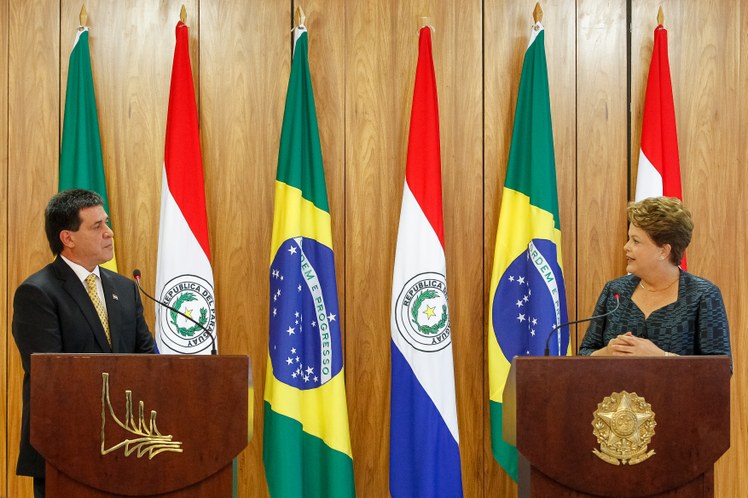 Declaração à imprensa - Visita oficial do presidente da República do Paraguai, Horacio Cartes - 01