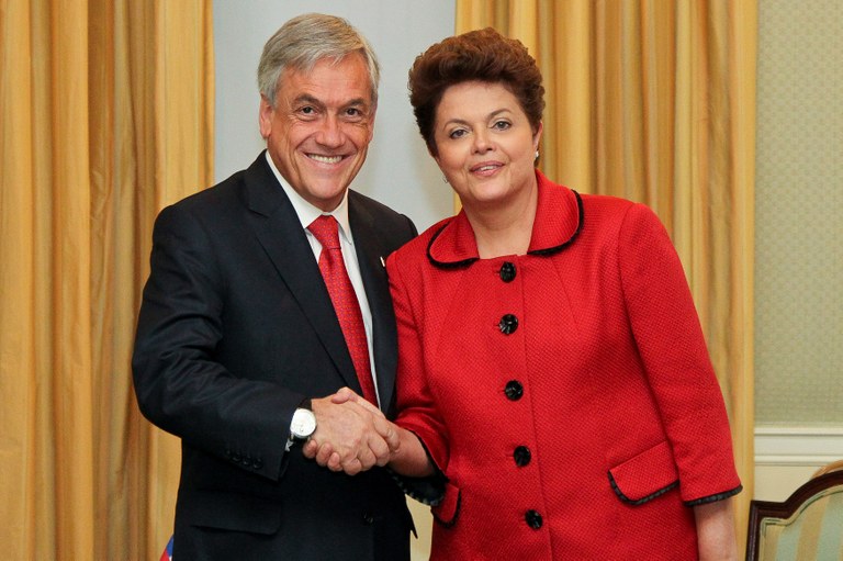 Encontro bilateral com o presidente do Chile, Sebastián Piñera - 1