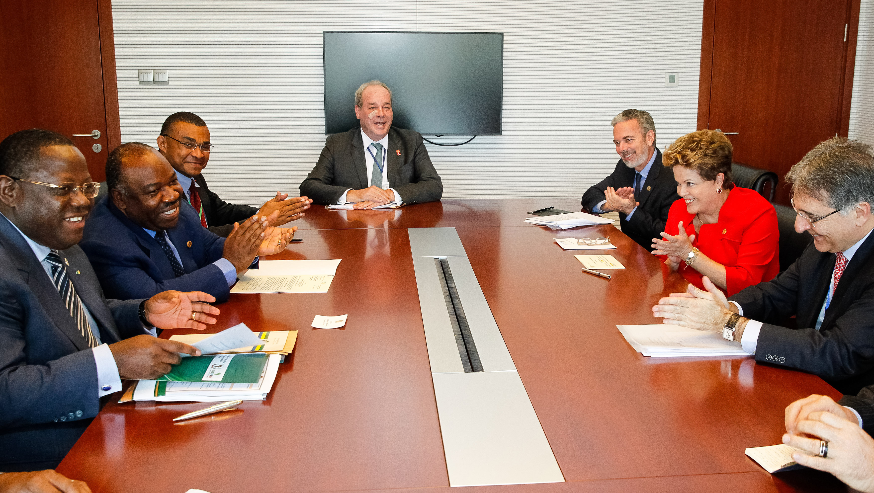 Encontro Bilateral com o Presidente do Gabão, Ali Bongo Ondimba - 02