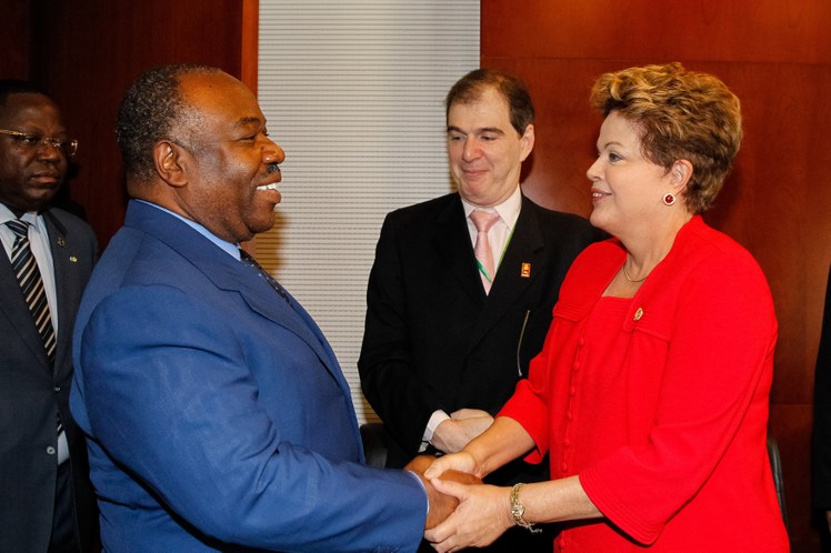 Encontro Bilateral com o Presidente do Gabão, Ali Bongo Ondimba